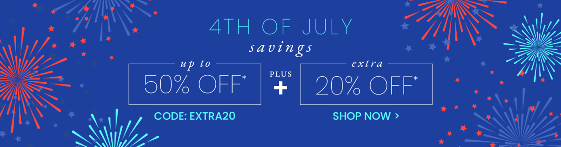 Extra 20% Off Sale Prices