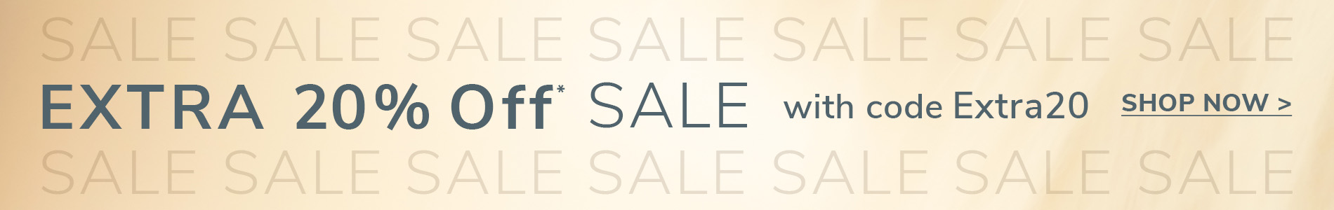Extra 20% Off Sale Prices