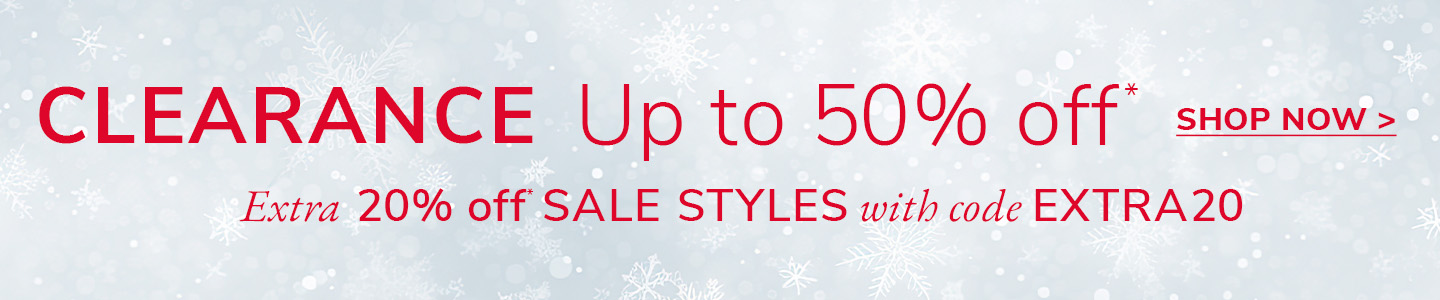 Clearance Up to 50% Off + Extra 20% Off