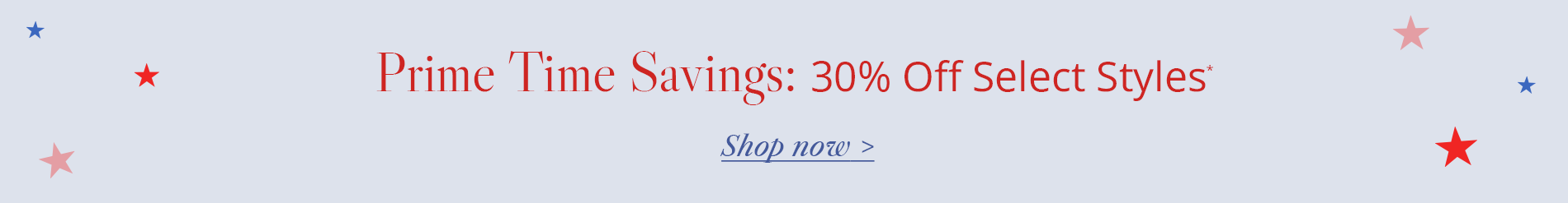 30% Off Prime Savings