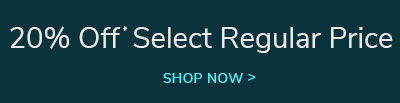20% Off regular price